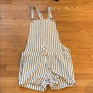 Striped Overalls